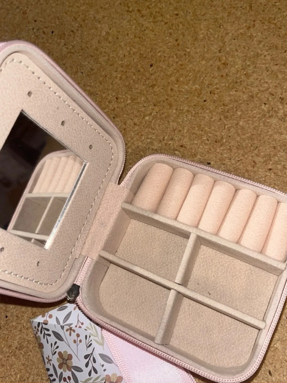 Monogram 'A' Pink Floral Accent Box - Unbranded